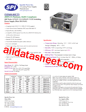 FSP600-80ETN型号图片