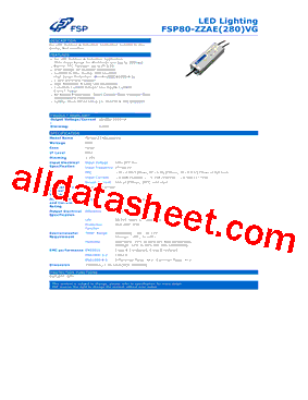 FSP80-ZZAE280VG型号图片