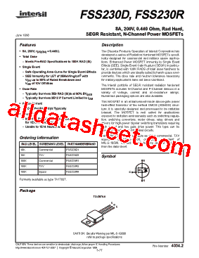 FSS230R3型号图片