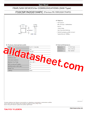 FSSCSR1N2G01H4PC型号图片