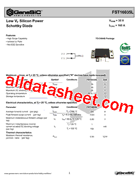 FST16035L型号图片