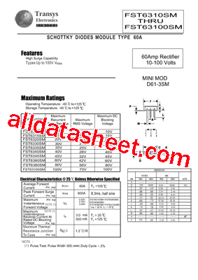 FST63100SM型号图片