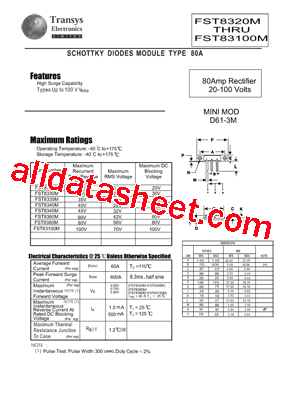 FST8360M型号图片