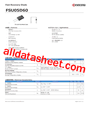 FSU05D60型号图片