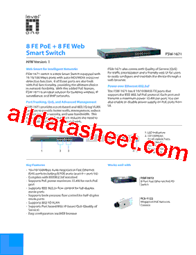 FSW-1671型号图片