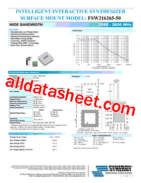 FSW216265-50型号图片