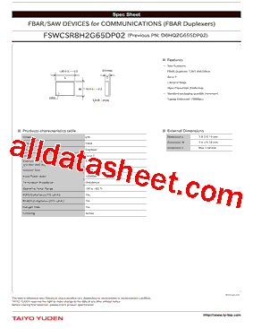 FSWCSR8H2G65DP02型号图片