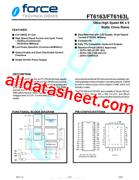 FT6163L-25LCLF型号图片