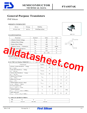 FTA1037AK型号图片