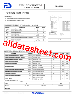 FTA1266型号图片