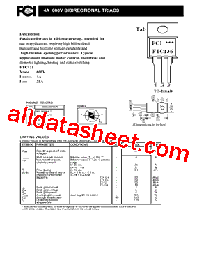 FTC136型号图片