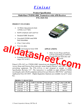 FTL-1621-47型号图片
