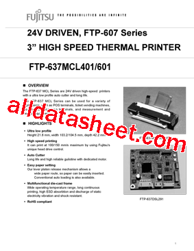 FTP-637MCL401型号图片