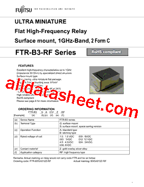 FTR-B3GB003Z-RF型号图片