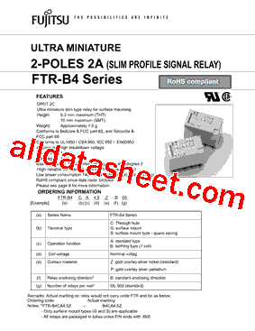 FTR-B4CB012Z型号图片