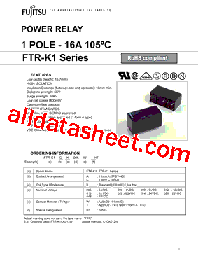 FTR-K1CK005T-HT型号图片