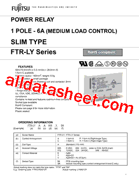 FTR-LYCA024VSK型号图片