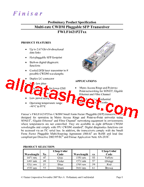 FWLF1621P2T51型号图片