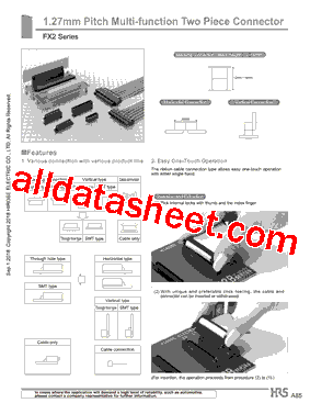 FX2-032P-1.27DS型号图片