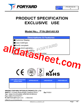 FYA-2841AX-34型号图片