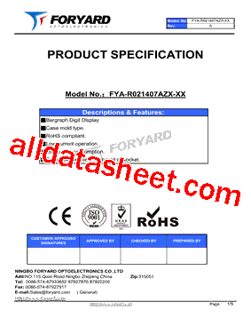 FYA-R021407AZX-41型号图片