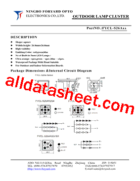 FYCL-S26A0型号图片