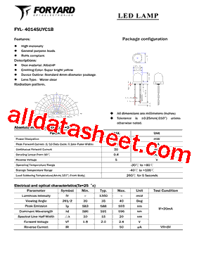 FYL-4014SUYC1B型号图片