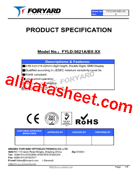 FYLD-5621AX-22型号图片