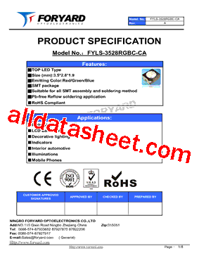 FYLS-3528RGBC-CA型号图片