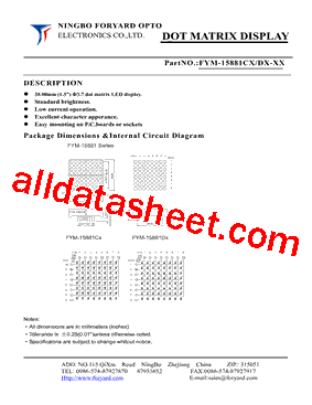 FYM-15881DX-0型号图片