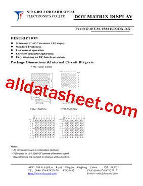 FYM-15881DX-2型号图片