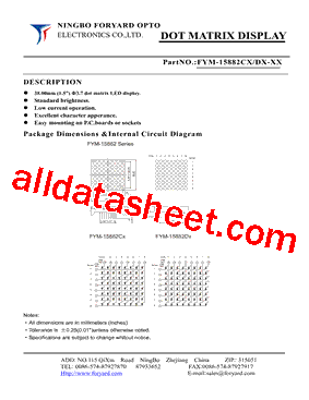 FYM-15882CX型号图片