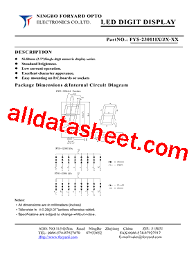 FYS-23011IX型号图片