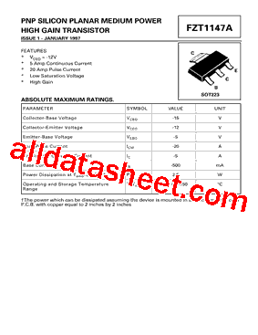 FZT1147ATA型号图片
