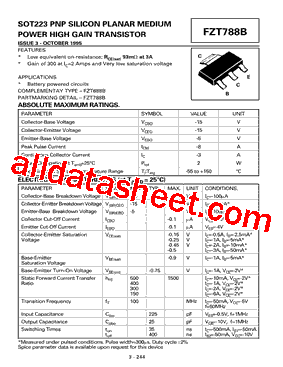 FZT788ATA型号图片