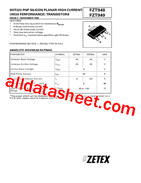 FZT948TA型号图片