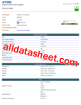 G150-34-3P400型号图片