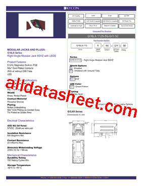 G16LX-112S-5G-G/Y-50型号图片