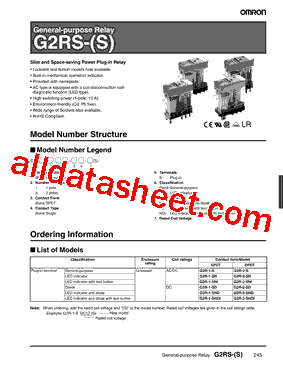 G2R-1-S-AC120S型号图片