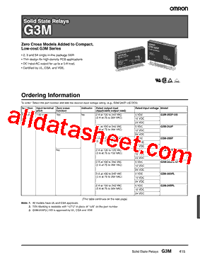 G3M-203PLDC12型号图片