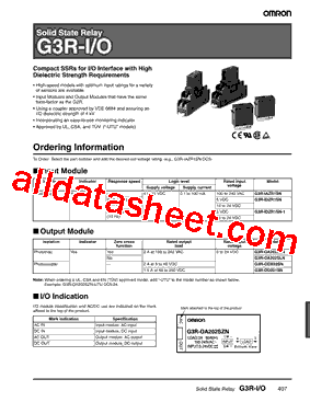 G3R-IAZR1SNAC100-240型号图片