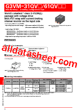 G3VM-31QVH/L型号图片