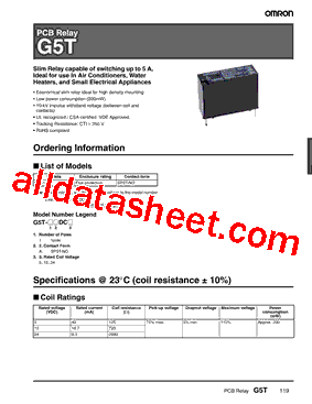 G5T-1ADC12型号图片