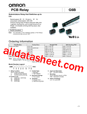 G6BU-2174PUSP6B12VDC型号图片