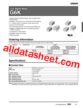 G6KU-2P-YDC24型号图片