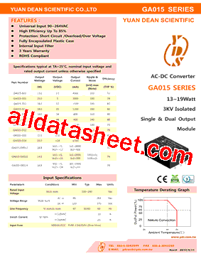 GA015-D0512型号图片