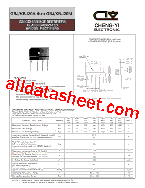 GBJ20D型号图片