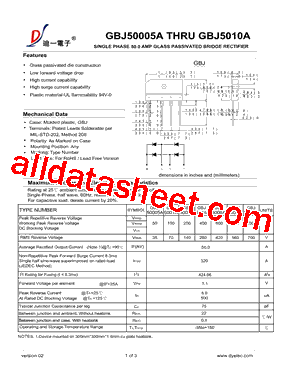 GBJ5006A型号图片