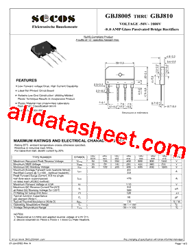 GBJ810-F型号图片