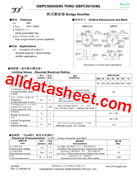 GBPC50-W04型号图片